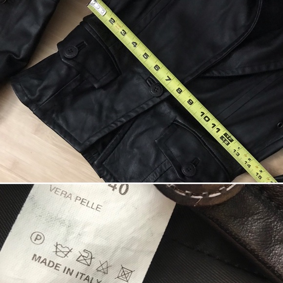 Atos Lombardini Luxury Leather Jacket Italy 40 - Picture 8 of 8